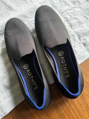 Rothy's Women’s Black Knit Shoe - Comfortable Everyday Loafer